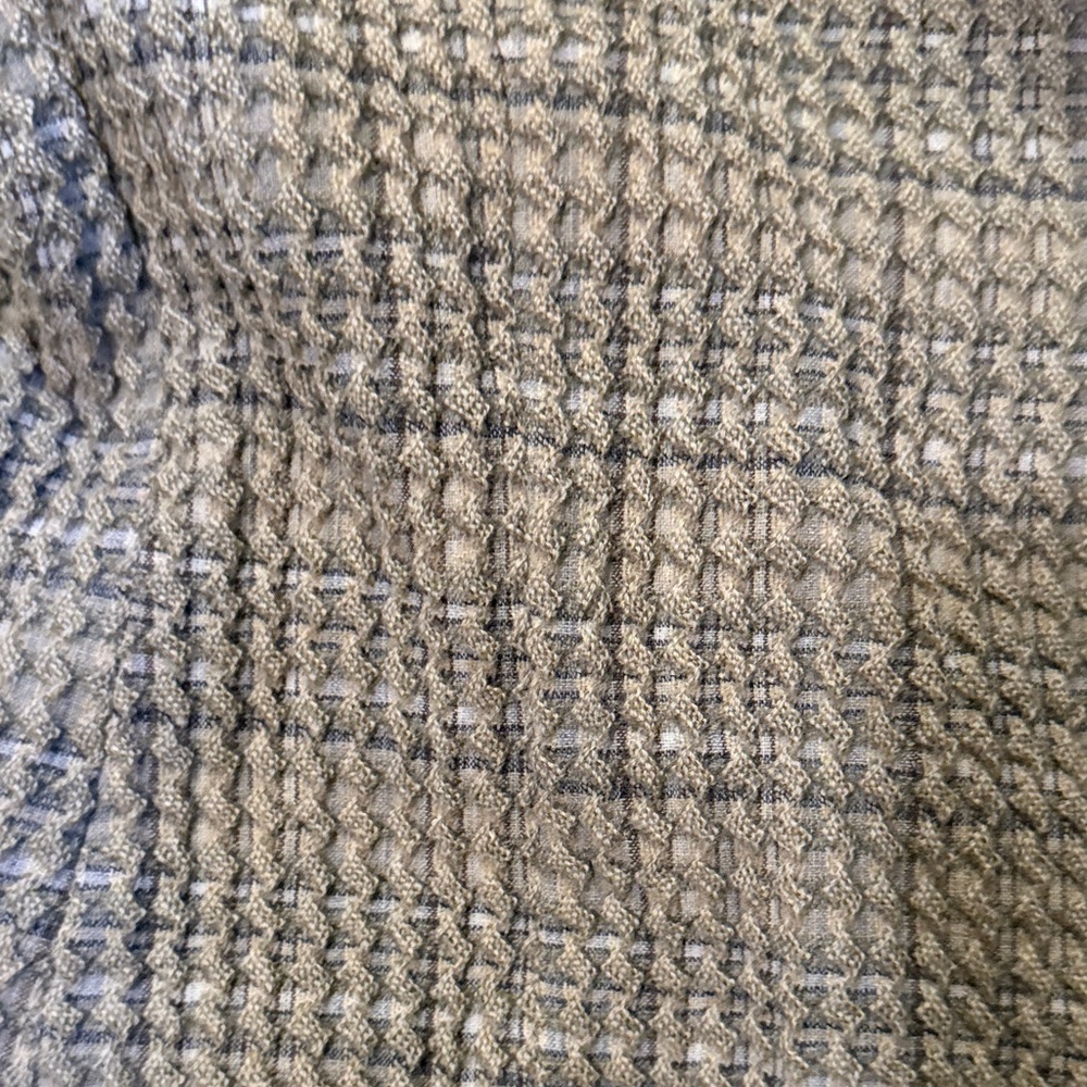 Giorgio Armani Tweed Plaid Blazer in Beige and Brown - Picture 4 of 10